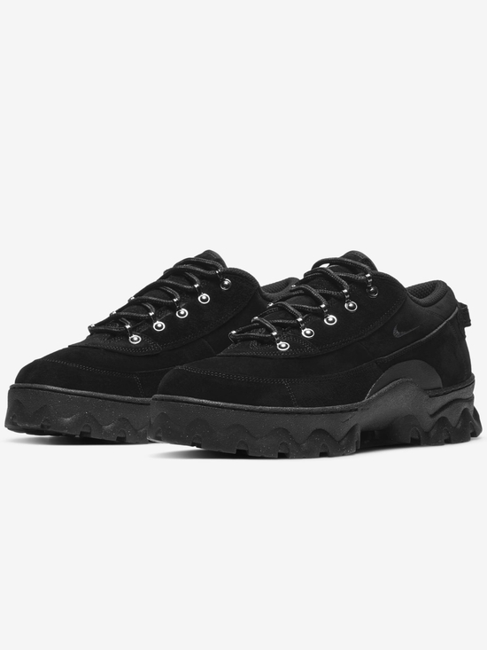 Nike Shoes - Nike Womens Triple Black Lahar Low Suede Leather Shoes Size Womens 8/Mens 6.5